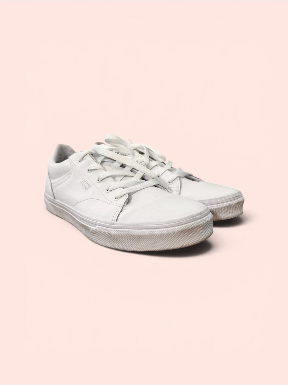 Vans Leather Classic White Low-Top Sneakers